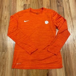 Clemson Tigers Nike Dri-Fit Long-Sleeve Men's Shirt (Medium)